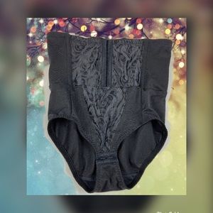 XL Cupid Black High Waist Corset slim panties